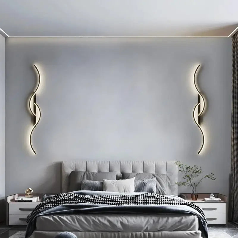 Modern LED Wall Sconce for Bedroom Bedside Living Room Corridor Wall Lamp Indoor Lighting Fixture