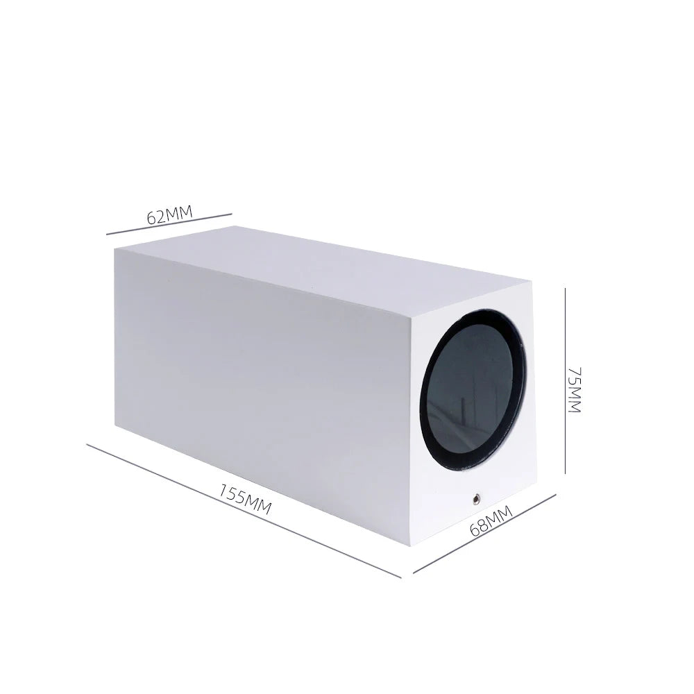 Led Wall Lamp Outdoor Waterproof IP65 up down GU10 AC85-265V Lighting Garden Decoration Wall Lights for Indoor Lighting