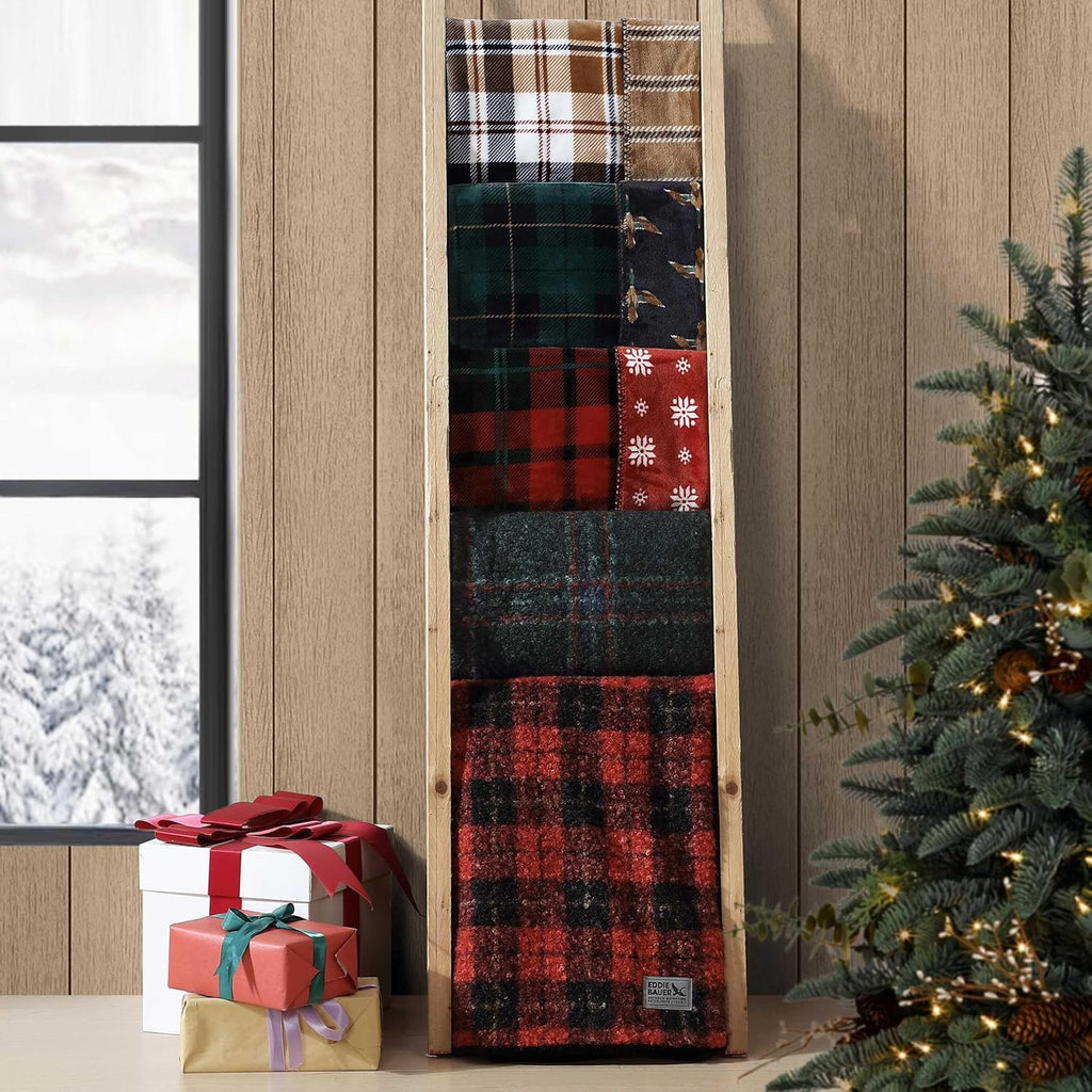 Eddie Bauer - Soft Throw Blanket, Reversible, for Bed & Couch, 60X70