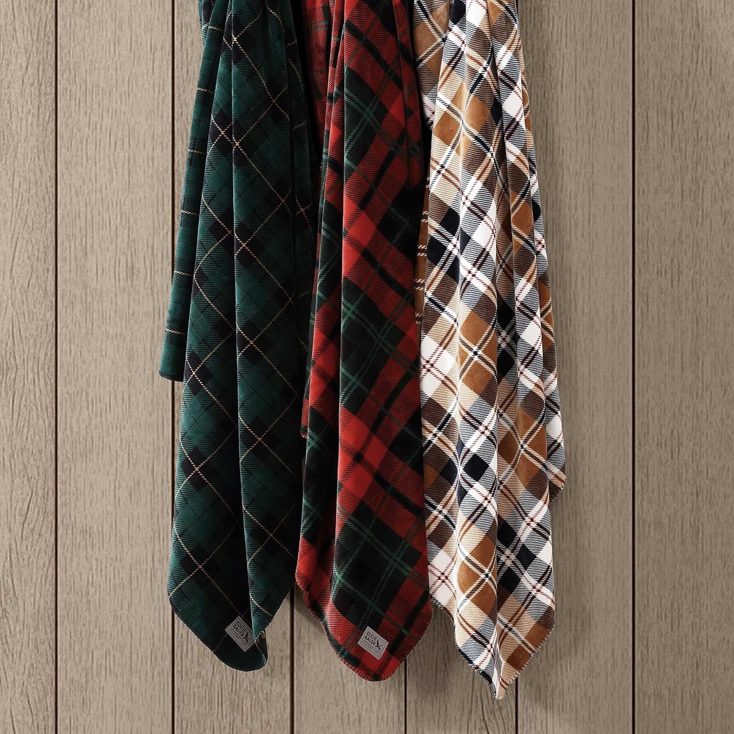Eddie Bauer - Soft Throw Blanket, Reversible, for Bed & Couch, 60X70