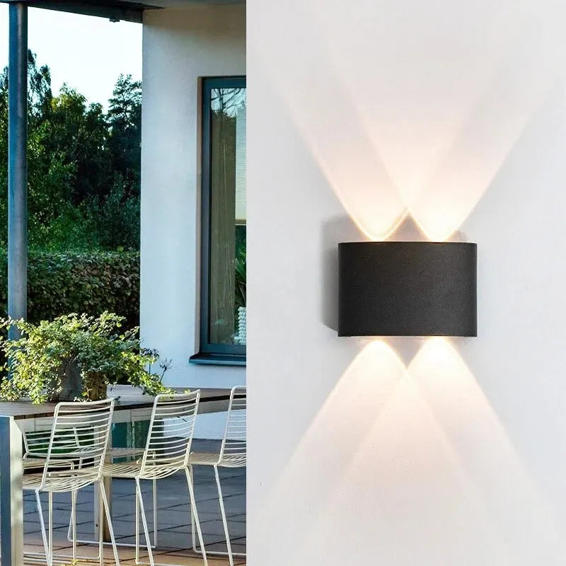 LED Wall Light Waterproof Outdoor Indoor Lighting IP65 AC86-265V 2W 4W for Garden Stair Night Light
