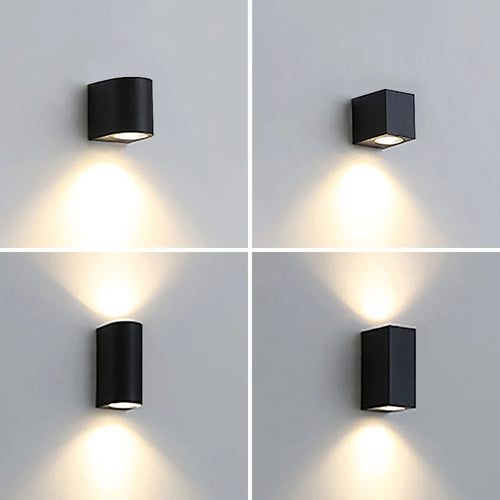 Led Wall Lamp Outdoor Waterproof IP65 up down GU10 AC85-265V Lighting Garden Decoration Wall Lights for Indoor Lighting