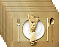 Placemats Set of 6 Table Placemats Heat Resistant Woven Placemats