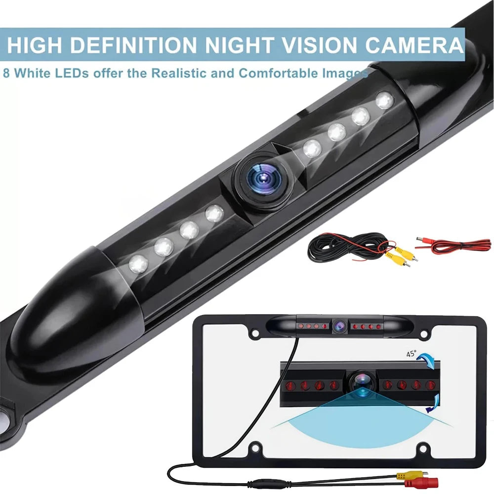 License Plate Backup Camera with Night Vision