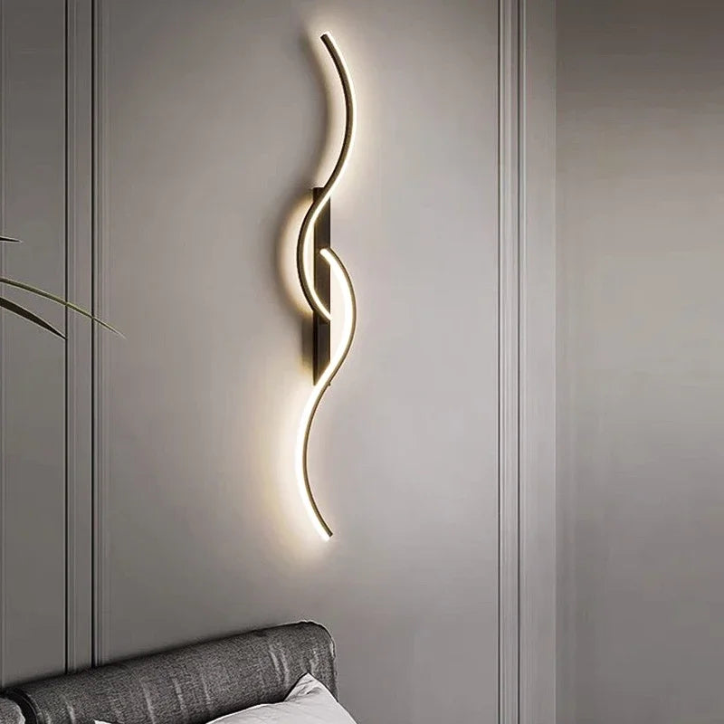 Modern LED Wall Sconce for Bedroom Bedside Living Room Corridor Wall Lamp Indoor Lighting Fixture
