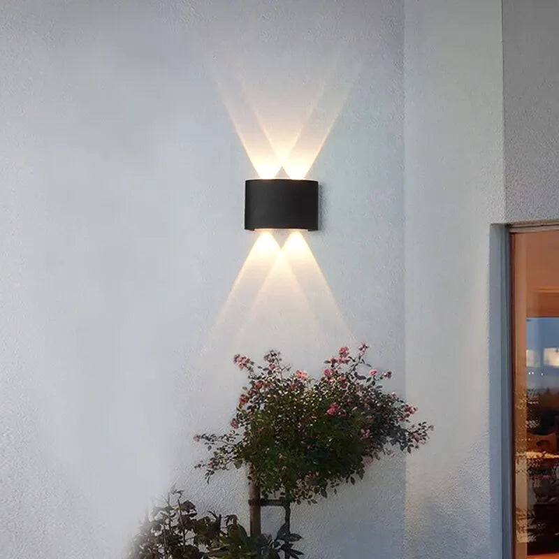 LED Wall Light Waterproof Outdoor Indoor Lighting IP65 AC86-265V 2W 4W for Garden Stair Night Light