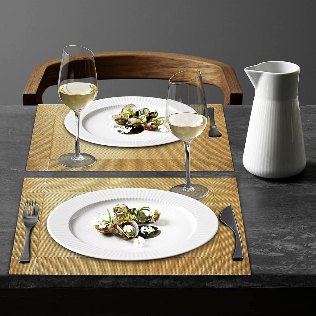Placemats Set of 6 Table Placemats Heat Resistant Woven Placemats