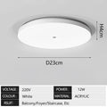 LED Ceiling Light with Motion Sensor Human Infrared Sensing Light Staircase Garage Corridor Warehouse Indoor Lighting Fixtures