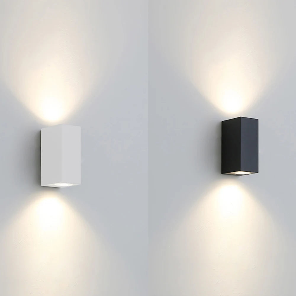Led Wall Lamp Outdoor Waterproof IP65 up down GU10 AC85-265V Lighting Garden Decoration Wall Lights for Indoor Lighting