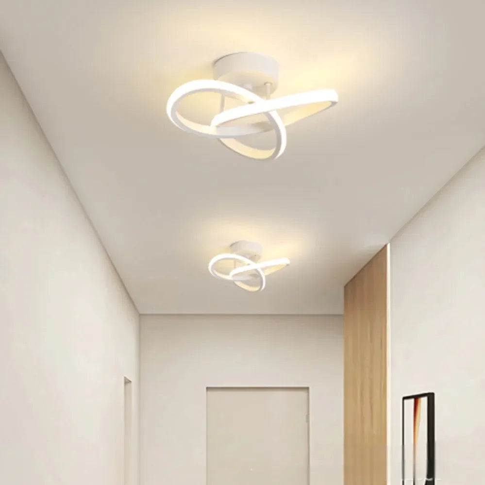 Modern LED Ceiling Light Corridor Lighting Fixture Minimalist Line Lamps Aisle Entryway Staircase Corner Indoor Lighting