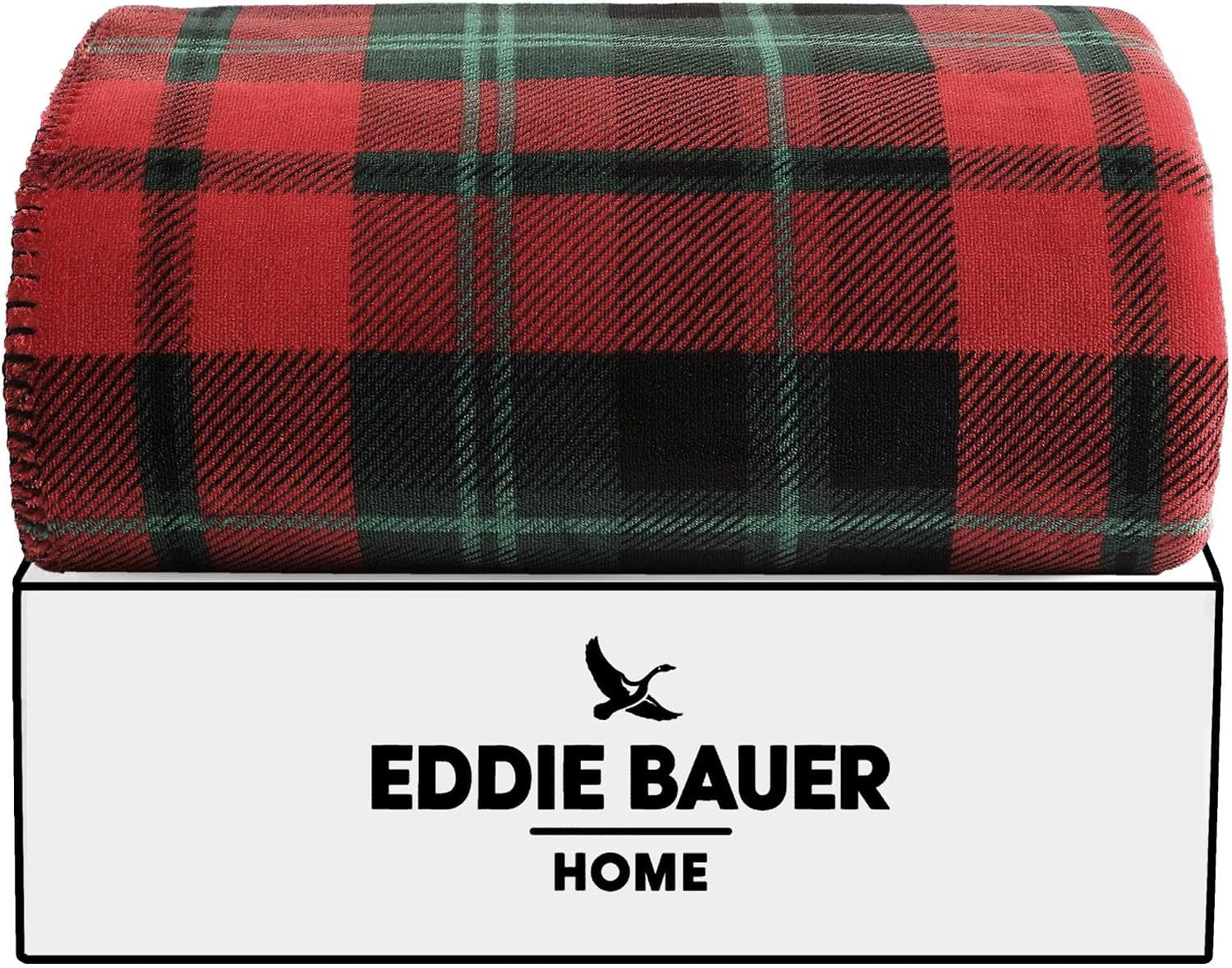 Eddie Bauer - Soft Throw Blanket, Reversible, for Bed & Couch, 60X70