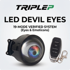 LED Devil Eye Headlight Rings with Remote