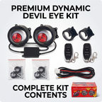 LED Devil Eye Headlight Rings with Remote